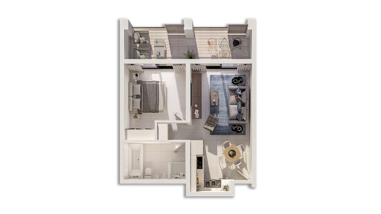 Apartment Type A2 floor plan