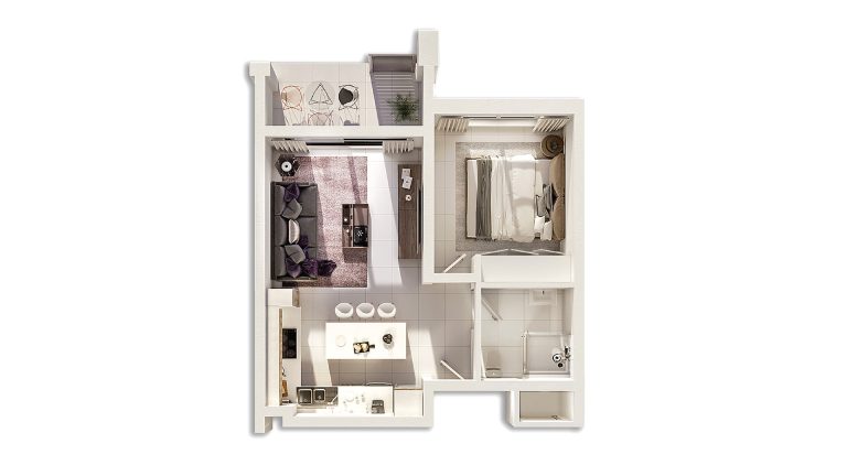 Apartment Type A4 floor plan