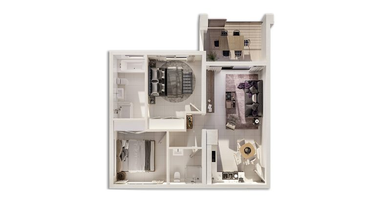 Apartment Type B3 floor plan