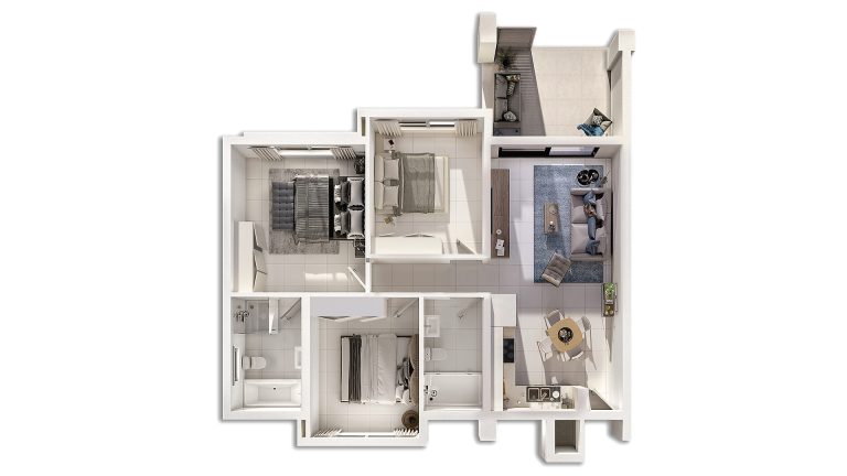 Apartment Type C2 floor plan