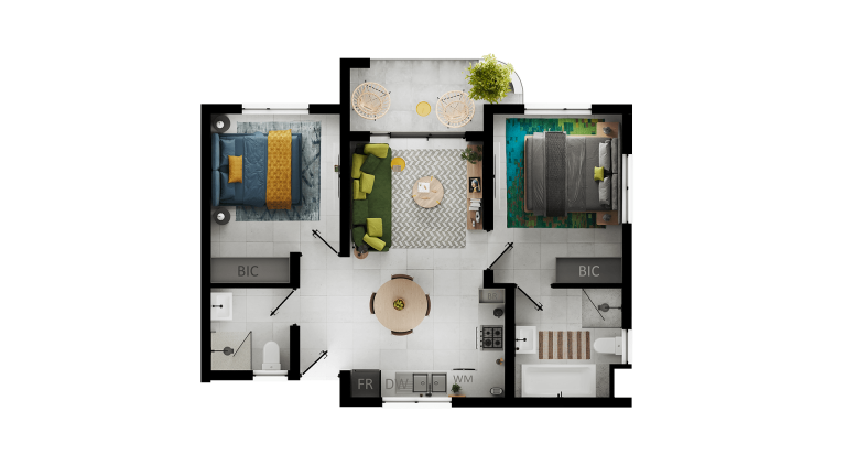 Type B floor plan